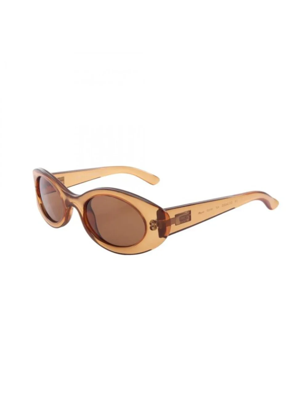 Gucci Sunglasses Logo Oval Clear Eyewear